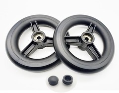 Rollator walker replacement 6 inch rear wheel,Rollator 6 inches, Black
