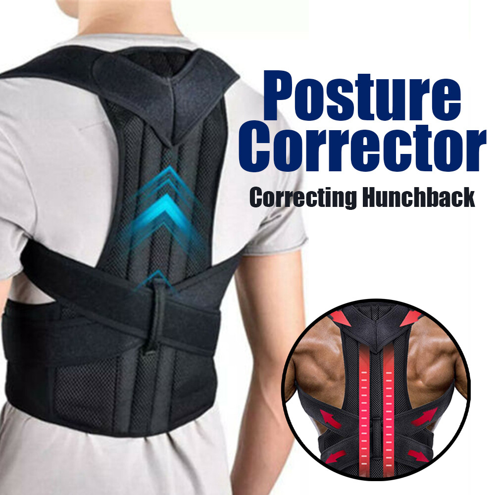Posture Corset Support Body Posture Corrector Lumbar Support Belt Strap US