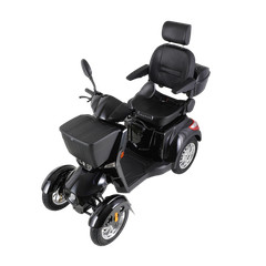 Heavy Duty 4-Wheel Mobility Scooters 31 Miles 3-Speed 800W 500lbs Capacity