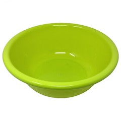 12″ Round Plastic Wash Basin Dish Bowl, Laundry Bowl, Cleaning Pail, 4 Colors
