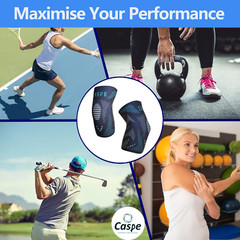 2X Elbow Brace Compression Support Sleeve Arthritis Tendonitis Reduce Joint Pain