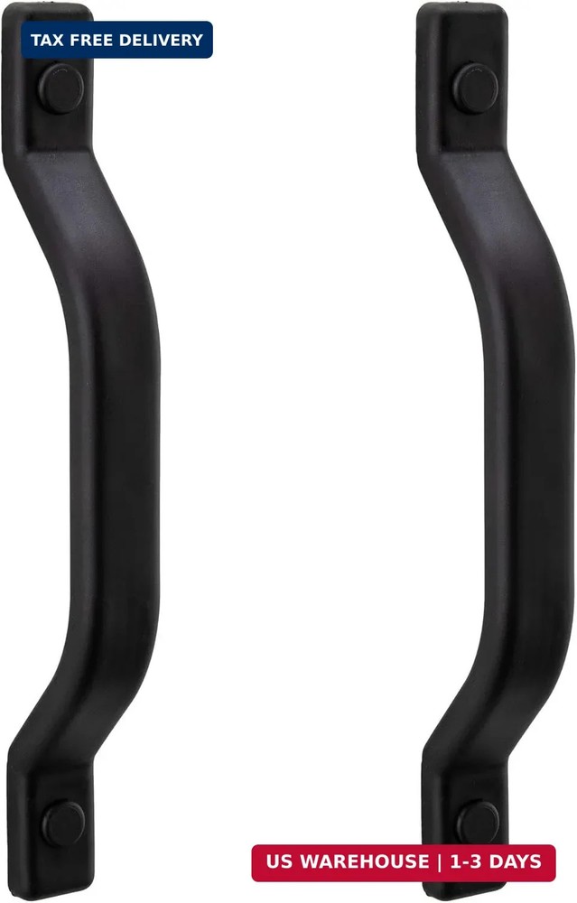 RecPro RV Grab Assist Handle | 9 1/2 Inches | Black or White | Exterior Assist H