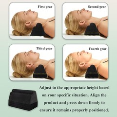 4-Layer Adjustable Neck and Shoulder Relaxer – Ergonomic EVA Support Pillow