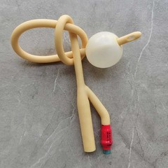 5Pcs 14-22FR 2 Way Latex Urinay Catheter Urology With Valve Urethral Catheter US