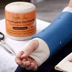 LayerGuard Cotton Stockinette Sleeve Roll, Stretchable Raw Cotton – Comfor
