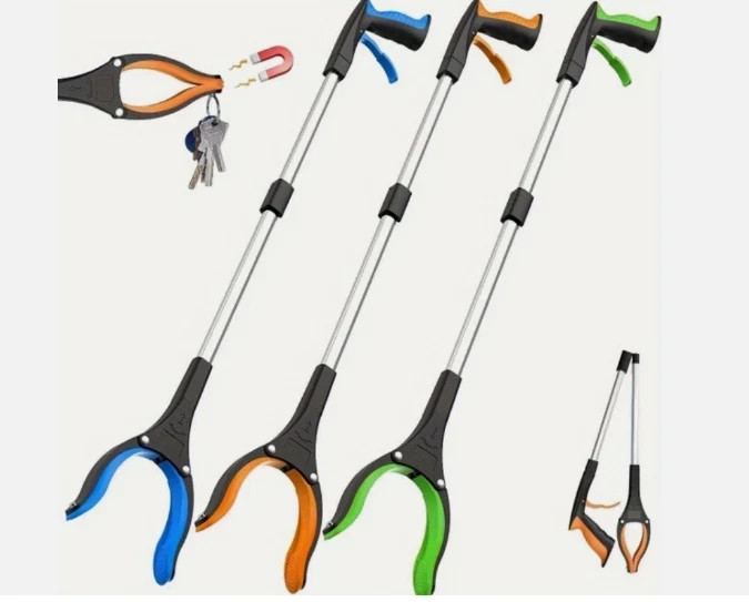 32 Inch Extendable Grabber Reacher Tool Heavy Duty Trash Picker For Elderly