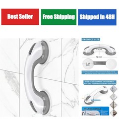 12 Inch Shower Grab Bars for Bathroom with Strong Suction Cup Safety Rail