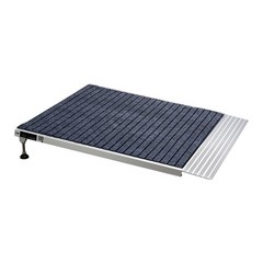 Uimoso Aluminum Threshold Ramp for Doorways, 36″ x 36″ Platform 700 lbs Load