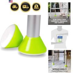 Walker Ski Glides, Walker Caps or Walker Pads for Rollators and Walking Aids,…