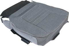 Driver Side Bottom Cloth Seat Cover Gray Replacement for Ram 2500 3500 2006