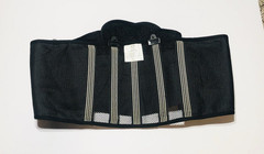 New ULINE Black Back Support Belt H-855 Waist Sizes 26-48 in.