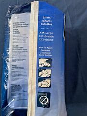 Attends Bariatric Briefs XXX-Large 8 Count Pack New Sealed Fast Ship LaPalm