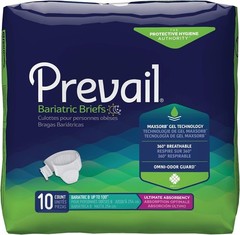 Prevail Bariatric Briefs 10-pack Size B Up To 100” (10 Count Total)