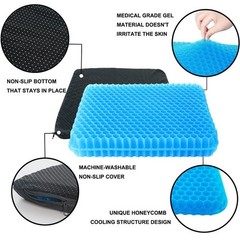 Honeycomb Gel Seat Cushion 2.5cm Thick | Cooling, Orthopedic Support