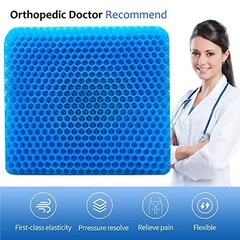 Gel Seat Cushion for Long Sitting Extra Thick Gel Cushion for Wheelchair So…..