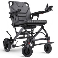 Lightweight 38Lb Foldable Electric Wheelchair Intelligent 300Lb All Terrain FDA