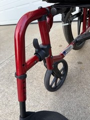 Ki Mobility Catalyst 5 Wheelchair 20×18 w/ ROHO Mosaic Air Cushion 2024 Red