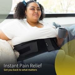 BraceUP Plus Size Back Brace for Woman and Man – 3XL to 5XL Extra Large Lower Ba