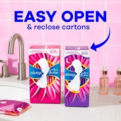Always Radiant Extra Heavy Flow Absorbency with Flex Foam Pads – Scented – Size3