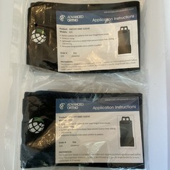 Advanced Ortho Fast-Fit Knee Sleeve 620 Universal Black (2 Pack)