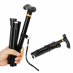Cane Walking Stick Adjustable Folding walking Aluminum Collapsible Travel Hiking