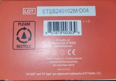 New KT Tape Cotton Strips 2″ x 10″ Breathable 20 Count Unopened