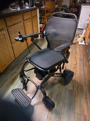 Quickie Q50 R Carbon Electric Wheelchair, 3 Speeds, Collapsable, Adjustable