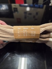 Wellow Bamboo Blend Compression Socks Tan, Knee High, Size Large (18-25 mmHg)