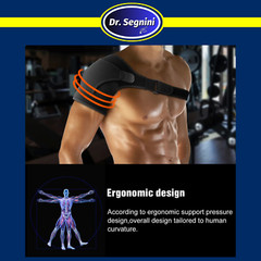 SHOULDER BRACE ROTATOR CUFF PAIN RELIEF SUPPORT ADJUSTABLE BELT SLEEVE SPRAINS✅⭐