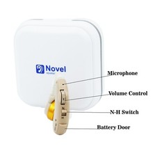 Enlinea BTE Hearing Aid for Elders Mild to Moderate Hearing Loss Novel N-675