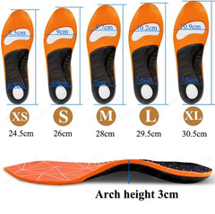 Arch Support Orthotics, Orthoflexx Insoles for Men, High Arch Support
