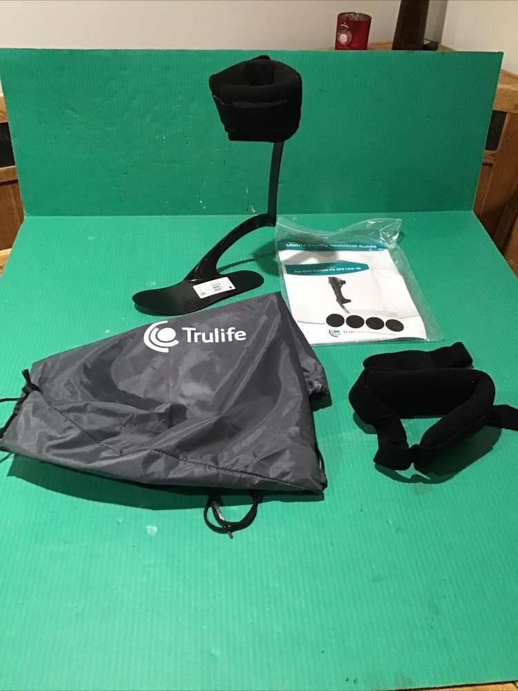 Trulife Sure Step Medial Drop Foot AFO Brace Carbon Composite SM Left SS295L02
