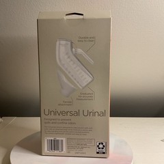 Equate Durable Urinal with Spill-Proof Lid & Measurements, Unisex, 32 fl oz
