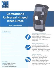 Comfortland Universal Hinged Knee Brace Standard Adult Size CK-110 Brand NEW