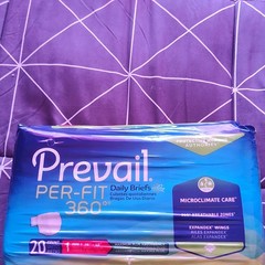 Prevail Per-Fit Unisex Incontinence Underwear – Medium Size, Bag of 20 (PF-512)
