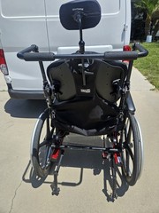 HEAVY DUTY Ki Focus cr 22″ 400LB MAX Tilt In Space Wheelchair HD used Red