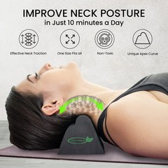 Adjustable Neck Stretcher Pillow – Lightweight Cervical Support for Posture