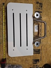 NEW Bradley 9562 Folding Wall Mounted Shower Seat Stainless Frame