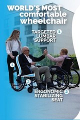 Strong back folding lightweight wheelchair