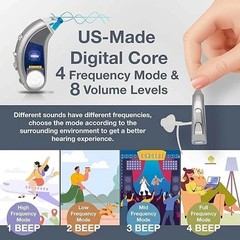 MD Hearing Device Battery Operated Set 13a Battery Model 702 USA SELLER