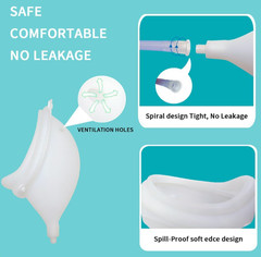 Urine Collection Bag Wearable Urinal for Men Portable Male Urine Collection Bag