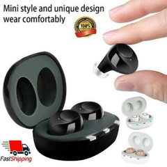 Hearing Aid Invisible Digital In-Ear Enhancer Sound Voice Amplifier Rechargeable