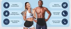 Abdominal Ostomy Belt for Post Colostomy or Ileostomy Surgery Unisex