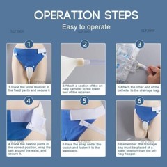 Wearable Urinal Bag Silicone Urine Catheter Portable External Urine Collector