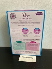 Poise Impressa Size 1 Bladder Supports 10 Count Exp 2020