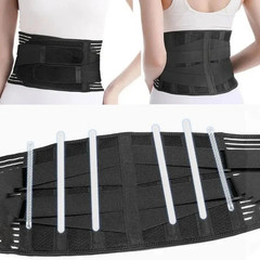 Adjustable Lower Back Brace Lumbar Support Waist Belt For Men Women Pain Relief