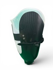 Right above knee prosthetic socket. Not for medical use.