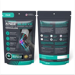 Compression Knee Brace for Women & Men, 2-Pack Knee Brace for Running Knee Pa…