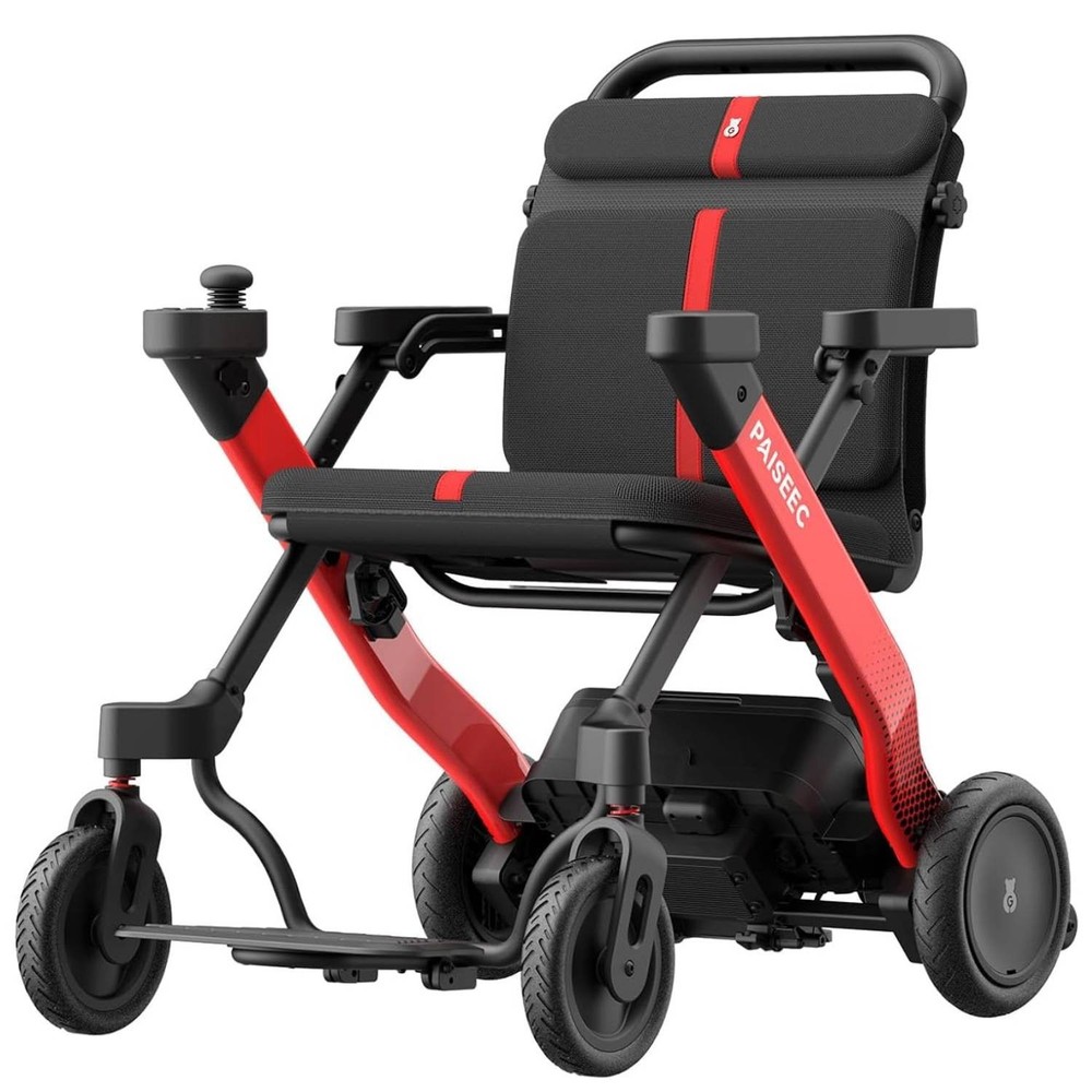 18 Miles Rang Foldable Electric Wheelchair Intelligent All Terrain Rollator 400W