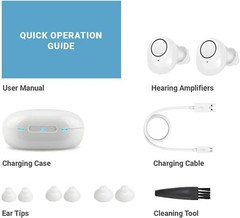 Hearing Aid Invisible Digital In-Ear Enhancer Sound Voice Amplifier Rechargeable